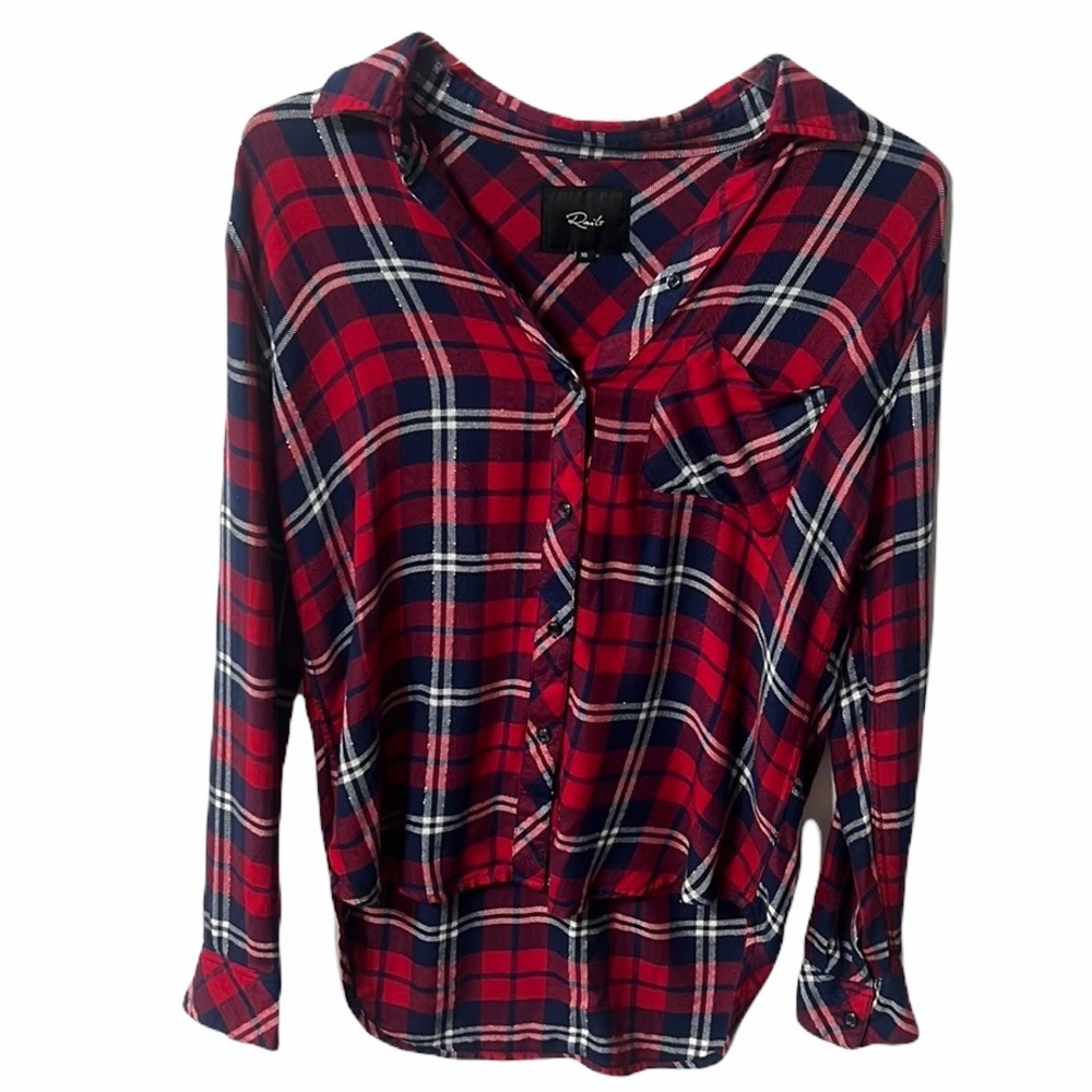 Rails Plaid Button Up Shirt Size XS - Picture 2 of 7